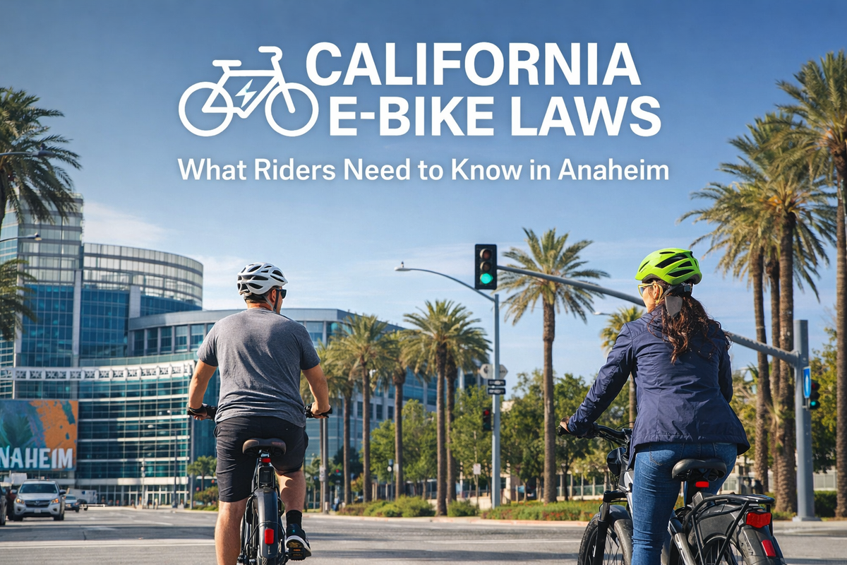 California E-Bike Laws: What’s Street Legal for Riders in Anaheim & Orange County