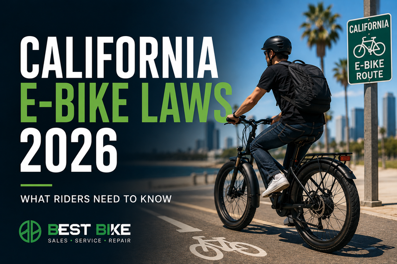 California E-Bike Laws 2026: What Riders Need to Know