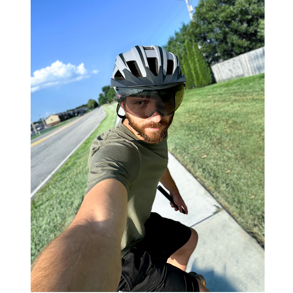 Outdoor Master RHINO Urban Bicycle Helmet with LED Light