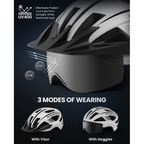 Outdoor Master RHINO Urban Bicycle Helmet with LED Light