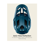 OutdoorMaster Full Face Mountain Bike Helmet for Men & Women-Two Removable Chin Pad Mountain Bike Helmet Grizzly, Ventilation Lightweight Racing Downhill DH BMX MTB Helmet